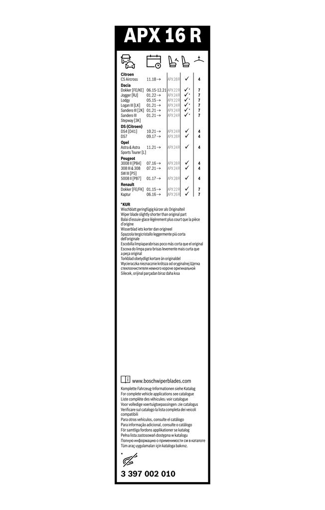 Bosch 3397002010