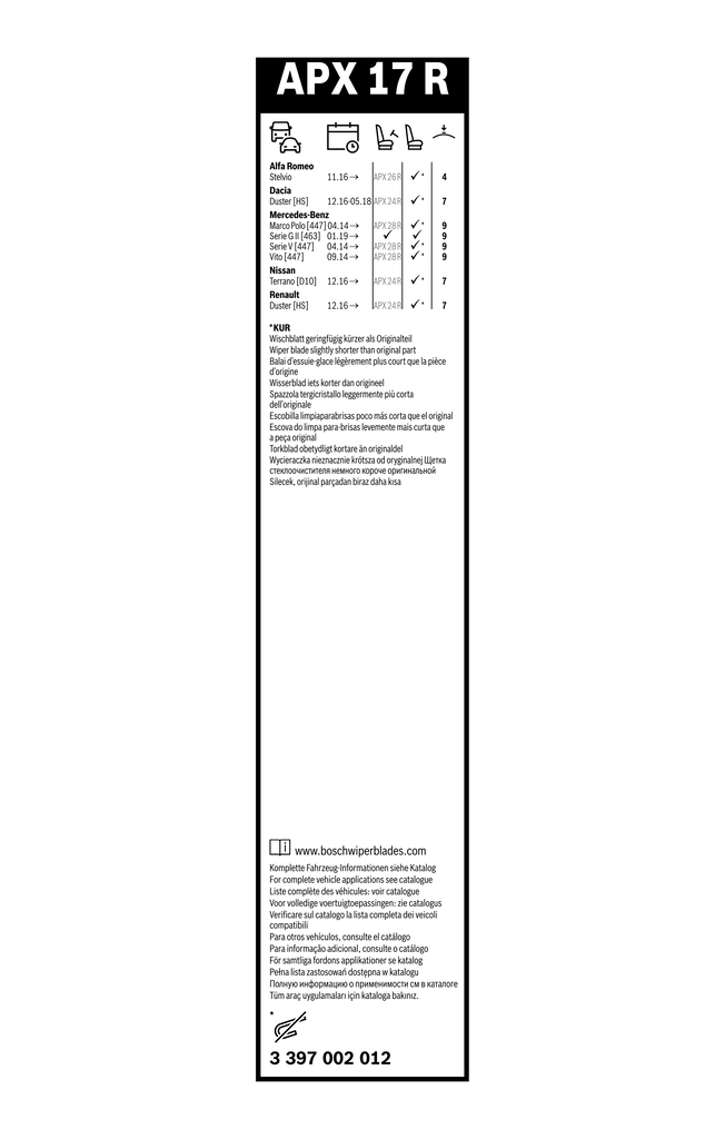 Bosch 3397002012