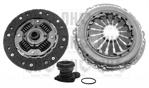 Quinton Hazell QKT4851AF Clutch Kit 3pc (Cover+Plate+CSC)