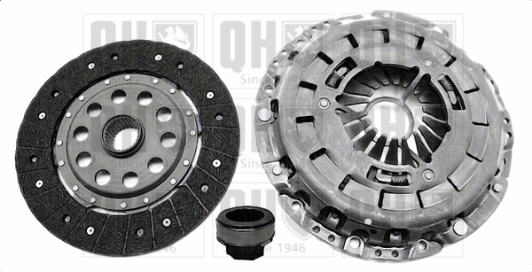 Quinton Hazell QKT4890AF Clutch Kit 3pc (Cover+Plate+Releaser)