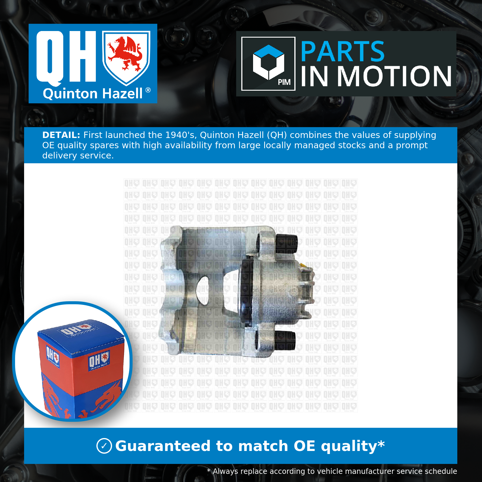 Quinton Hazell Brake Caliper Front Left QBS8523 [PM2440764]