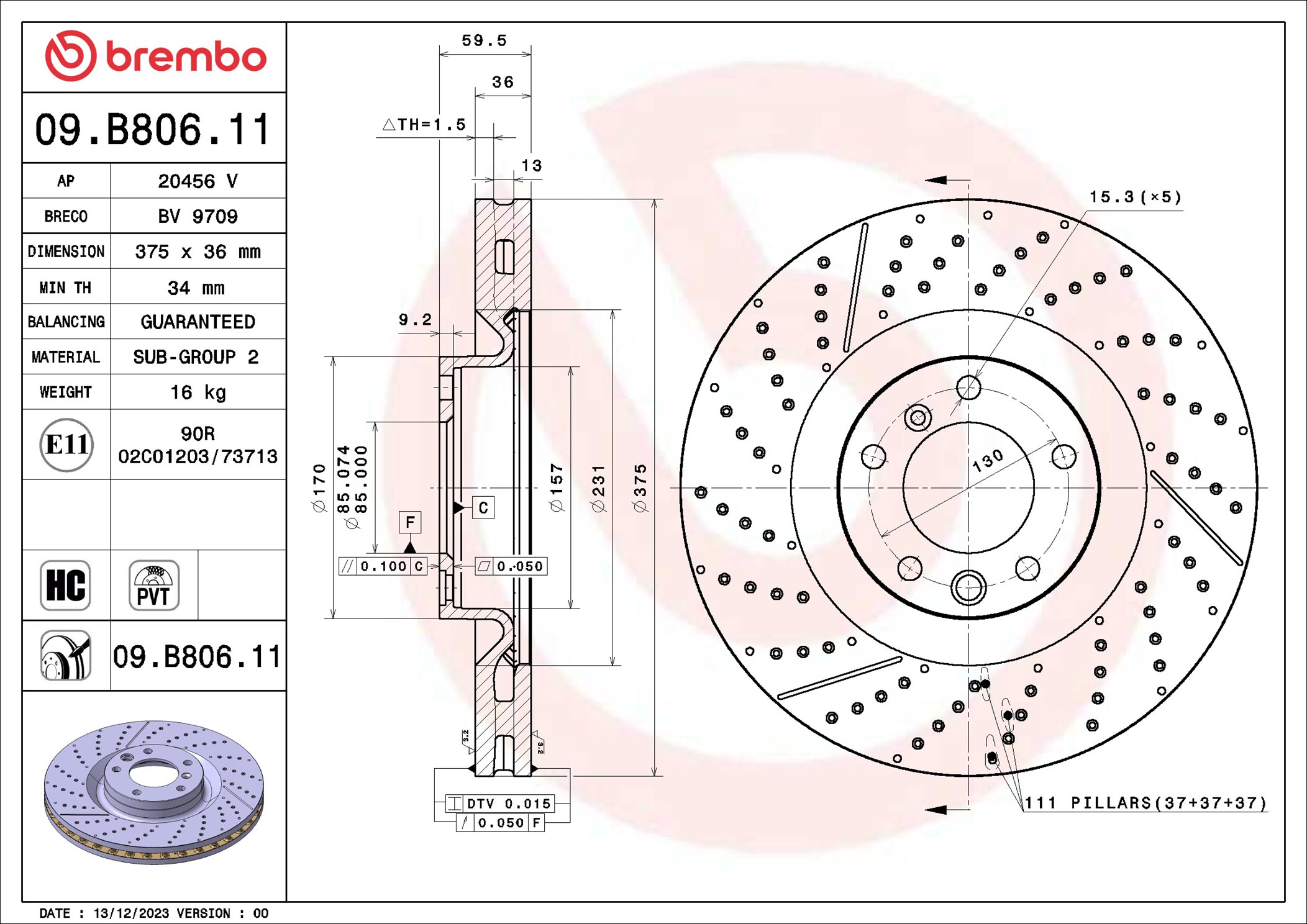 Brembo 09.B806.11