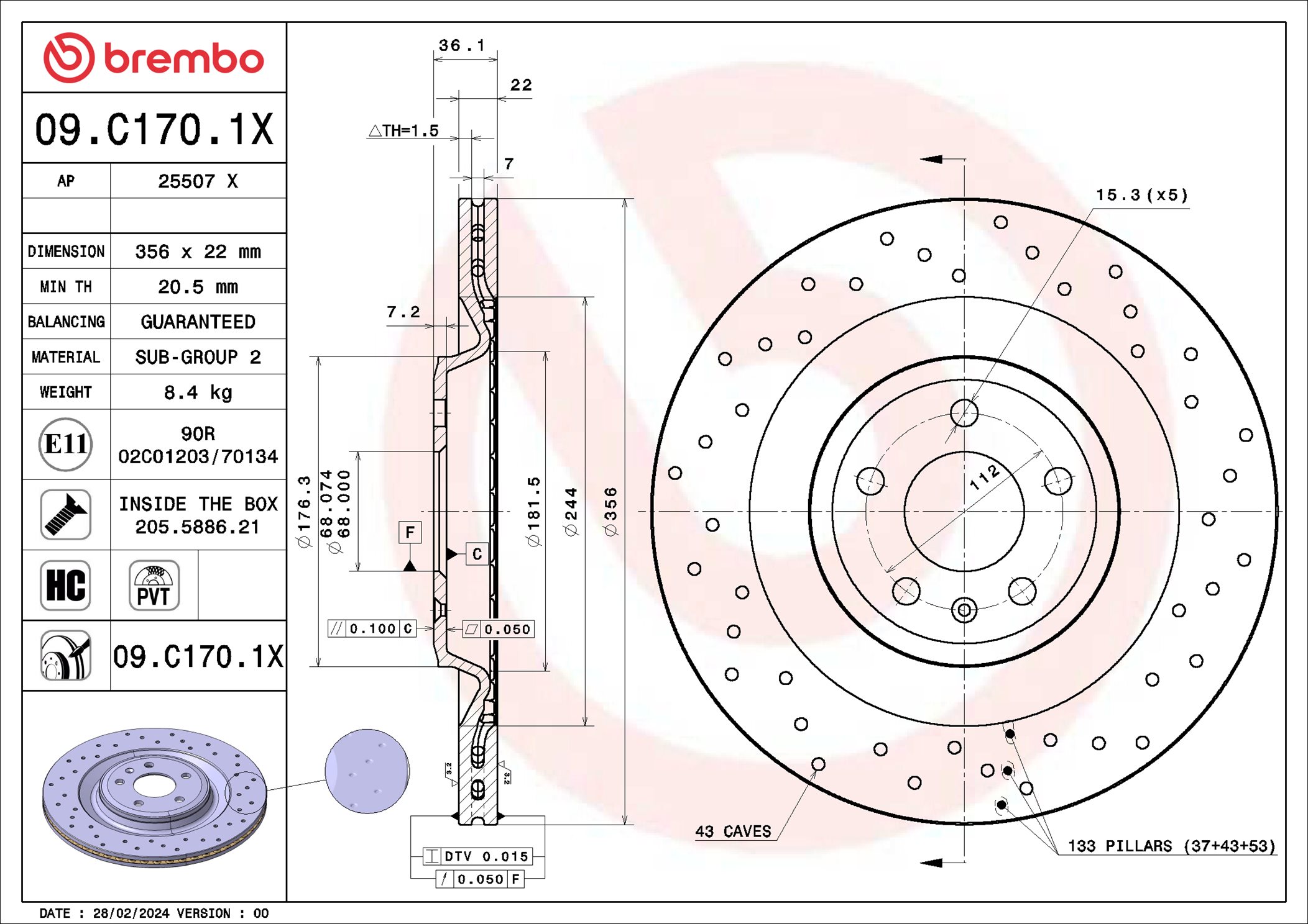 Brembo 09.C170.1X