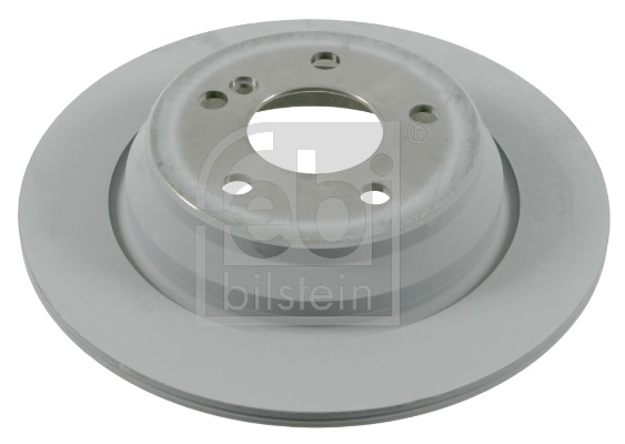 Febi 22205 2x Brake Discs Pair Solid