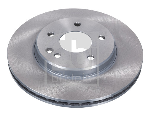 Febi 08129 2x Brake Discs Pair Vented