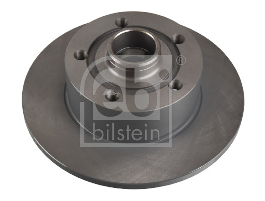 Febi 09079 2x Brake Discs Pair Solid