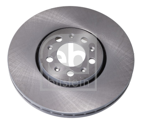 Febi 19370 2x Brake Discs Pair Vented