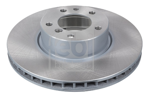 Febi 10751 2x Brake Discs Pair Vented