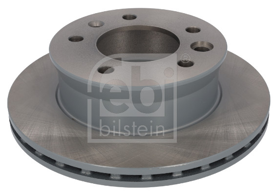 Febi 07517 2x Brake Discs Pair Vented