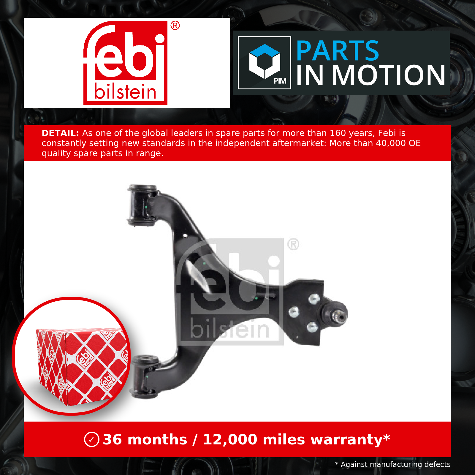 Febi Wishbone / Suspension Arm Front Right 24533 [PM284952]