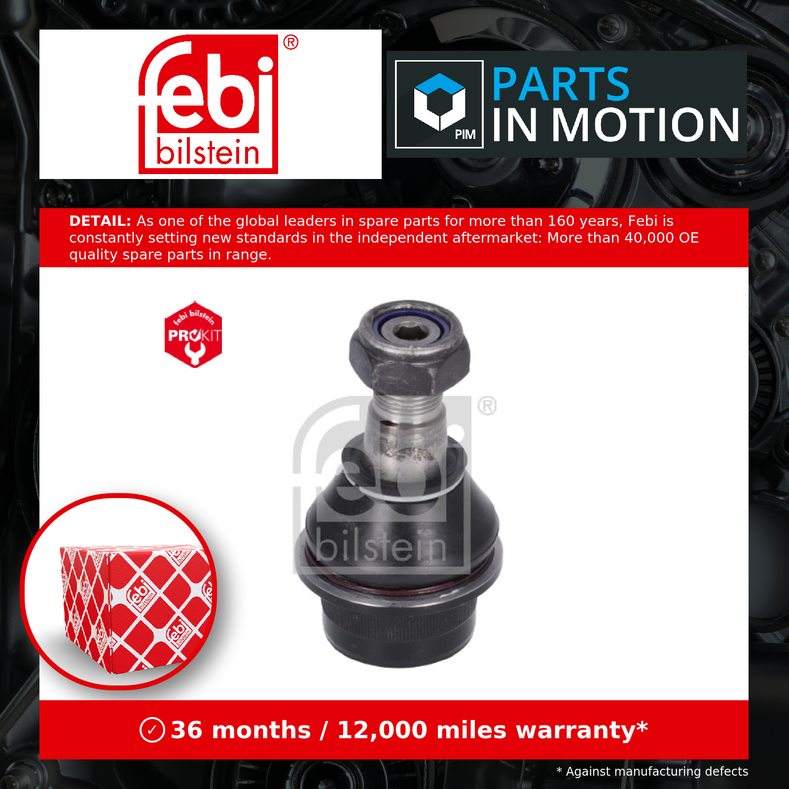 Febi Ball Joint Lower 30151 [PM329023]