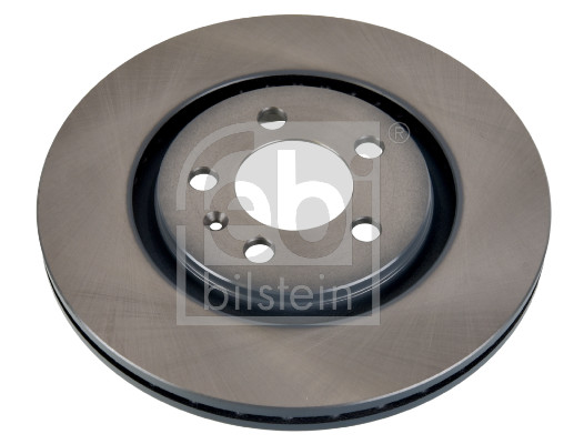 Febi 06548 2x Brake Discs Pair Vented