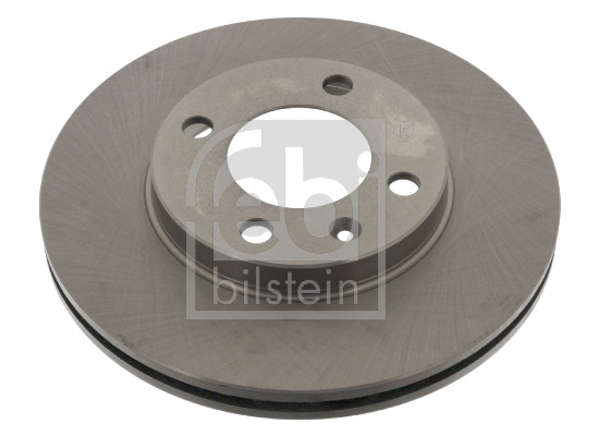 Febi 08557 2x Brake Discs Pair Vented