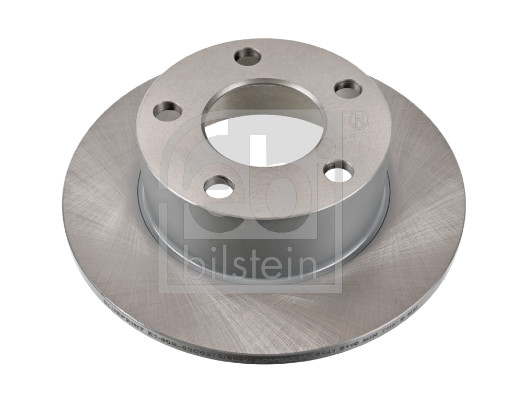 Febi 09075 2x Brake Discs Pair Solid