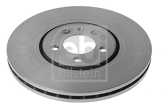 Febi 11205 2x Brake Discs Pair Vented