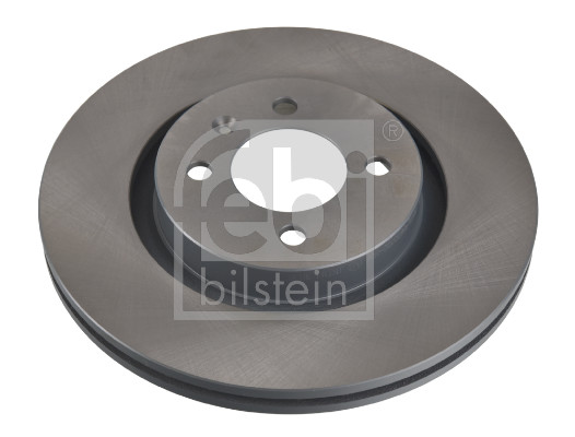 Febi 11206 2x Brake Discs Pair Vented