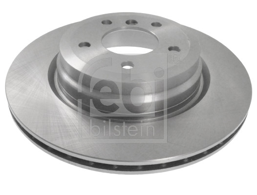Febi 24476 2x Brake Discs Pair Vented