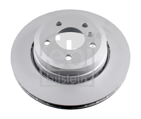 Febi 24809 2x Brake Discs Pair Vented