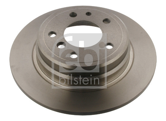 Febi 04176 2x Brake Discs Pair Solid