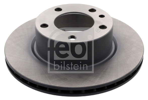Febi 04440 2x Brake Discs Pair Vented