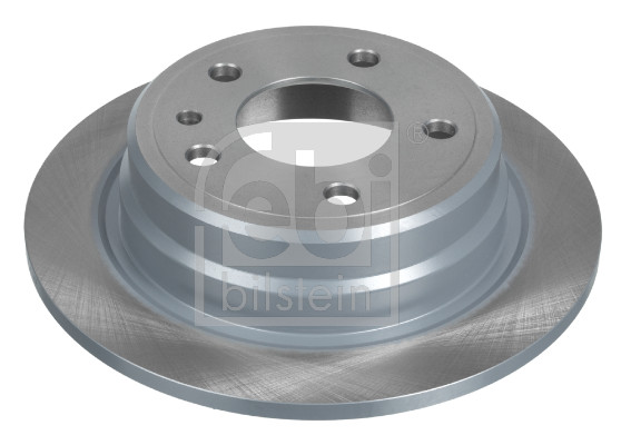 Febi 04092 2x Brake Discs Pair Solid