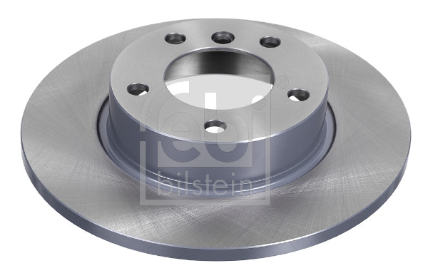 Febi 01715 2x Brake Discs Pair Solid
