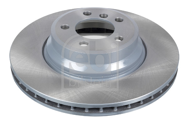 Febi 24466 2x Brake Discs Pair Vented