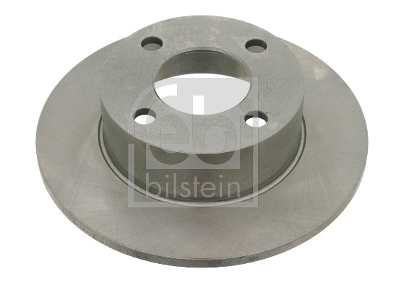 Febi 02908 2x Brake Discs Pair Solid