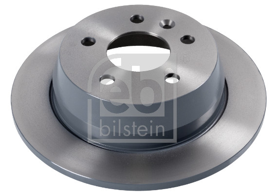 Febi 10641 2x Brake Discs Pair Solid