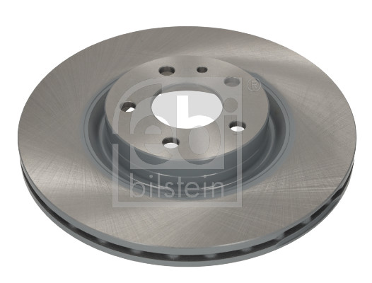 Febi 14075 2x Brake Discs Pair Vented
