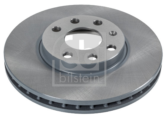Febi 17210 2x Brake Discs Pair Vented