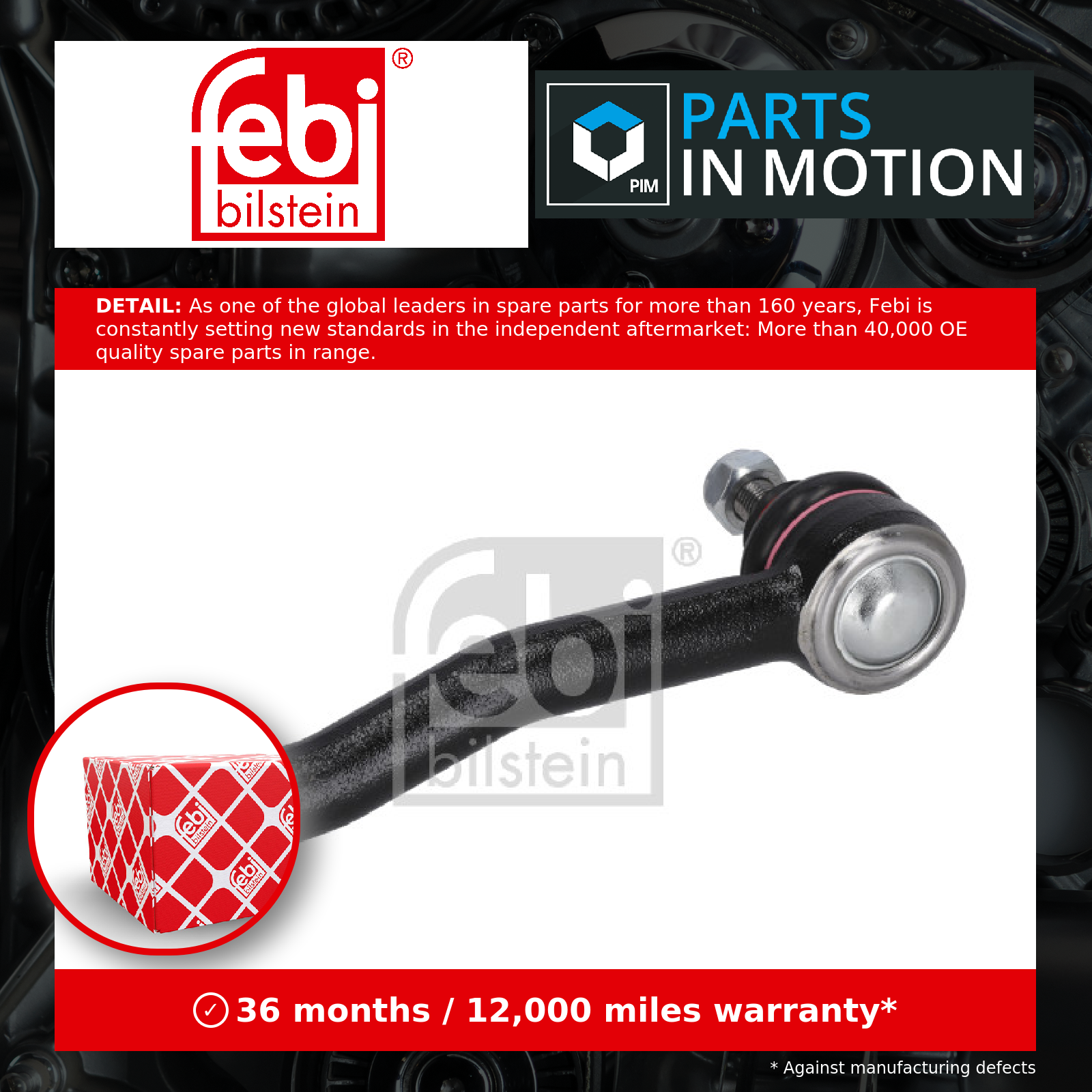 Febi Tie / Track Rod End Left 31971 [PM409237]