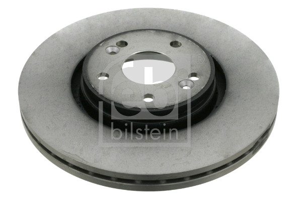 Febi 23333 2x Brake Discs Pair Vented