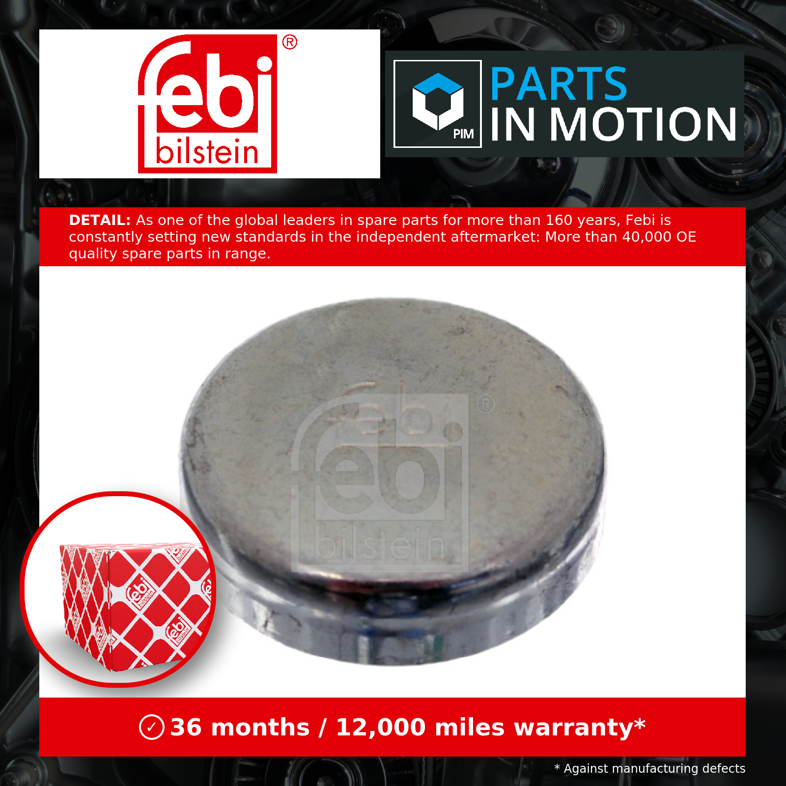 Febi Core Plug 02543 [PM549090]