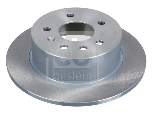 Febi 04850 2x Brake Discs Pair Solid