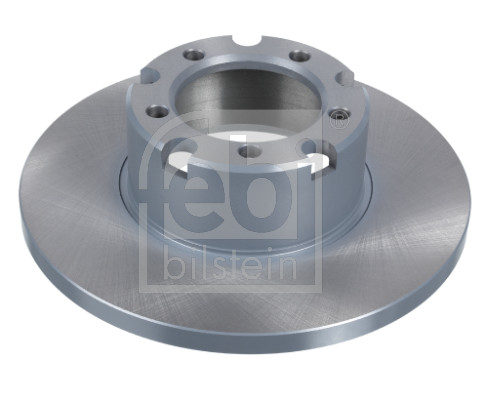 Febi 04876 2x Brake Discs Pair Solid