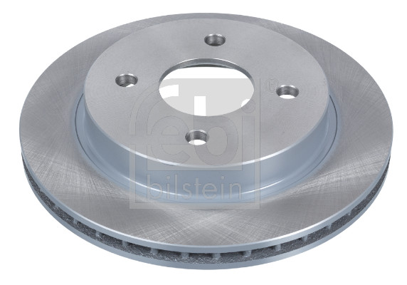 Febi 05644 2x Brake Discs Pair Vented