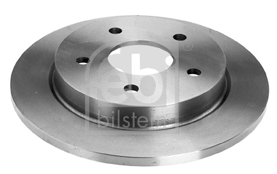 Febi 05654 2x Brake Discs Pair Solid