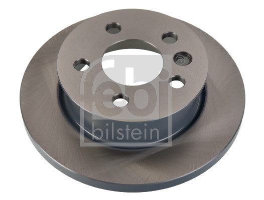 Febi 06547 2x Brake Discs Pair Solid