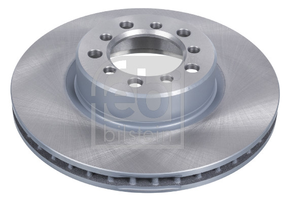 Febi 06857 2x Brake Discs Pair Vented