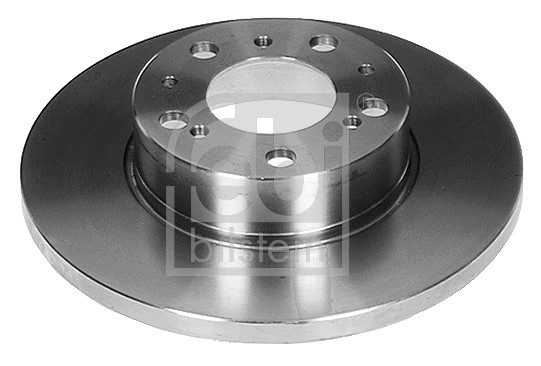 Febi 07899 2x Brake Discs Pair Solid