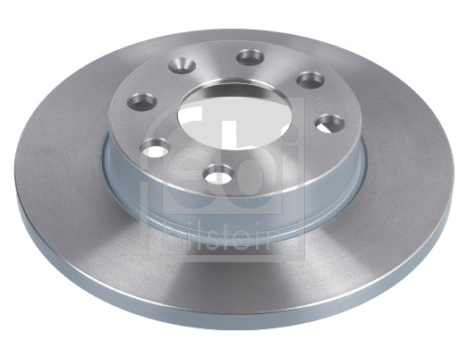 Febi 08504 2x Brake Discs Pair Solid
