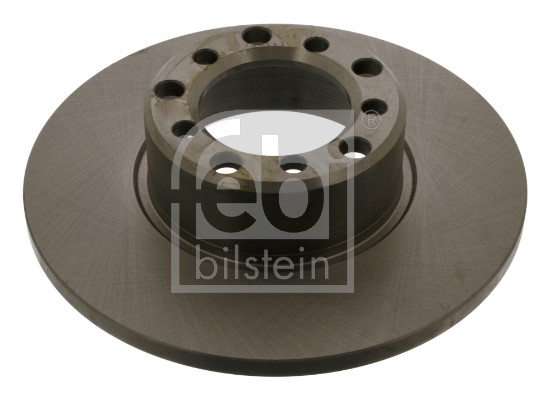 Febi 08540 2x Brake Discs Pair Solid