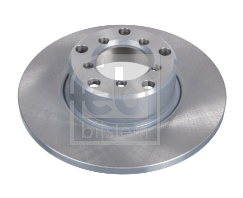 Febi 08541 2x Brake Discs Pair Solid