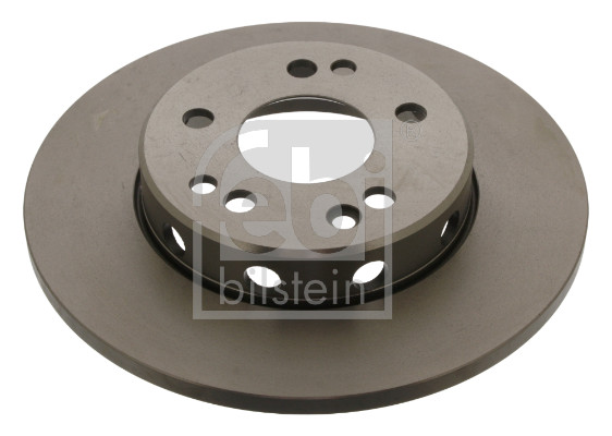 Febi 08542 2x Brake Discs Pair Solid