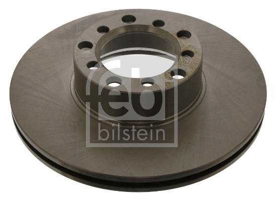 Febi 08545 2x Brake Discs Pair Vented