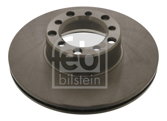 Febi 08546 2x Brake Discs Pair Vented