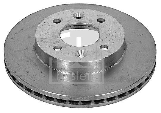 Febi 09072 2x Brake Discs Pair Vented