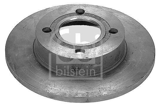 Febi 09078 2x Brake Discs Pair Solid