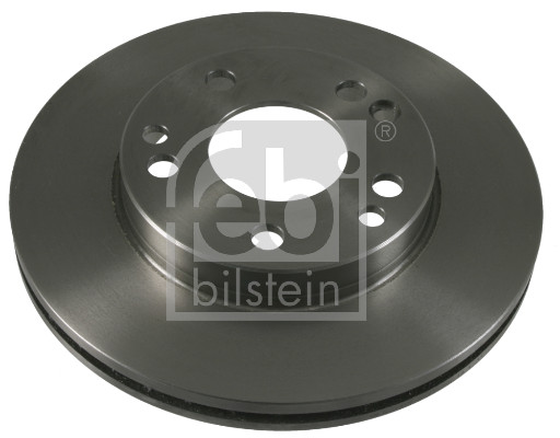 Febi 09464 2x Brake Discs Pair Vented